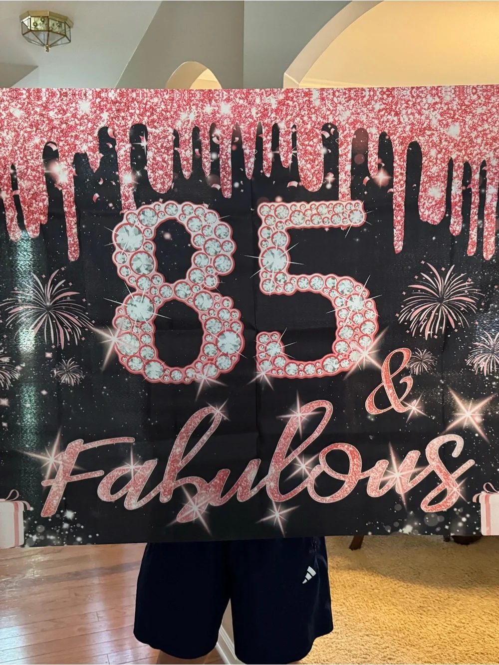 85th Birthday Pink and Rose Gold Party Decorations - 85th Birthday Set!